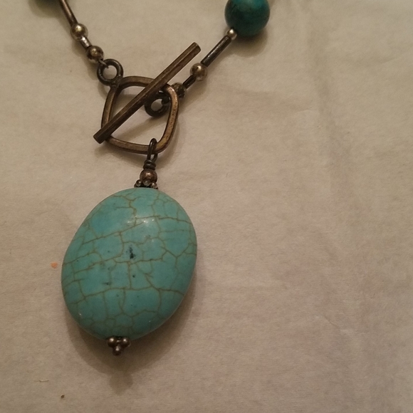 3 vintage turquoise necklaces - Picture 7 of 10